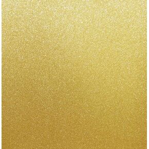 Best Creation 12-Inch by 12-Inch Glitter Cardstock, Gold (GCS010)