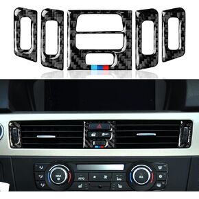 2PCS Headlights Eyebrows Car Eyelids Stickers Carbon Fiber Trim Cover fits for BMW Accessories - ONLY for E90 2009-2012