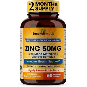 Liquid Zinc for Kids and Toddlers | 4 Oz Ionic Zinc Drops Sulphate Supplements, Large Glass Bottle | Easy to Take, Water Soluble | Unflavored