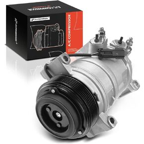 A-Premium Air Conditioner AC Compressor with Clutch Compatible with Chrysler Town & Country 2008-2010, Dodge Grand Caravan 2008-2010, Volkswagen Routan 2009-2010