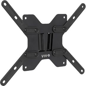 VIVO RV Large TV Mount, Max VESA 400x400, Holds up to 44 lbs, Plastic Polymer Wall Plate for Camping, Food Truck, Movie Night, Black, Mount-VWRV2