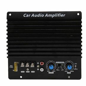 12V Car Amplifier Board, 1000W Car Audio High Power Amplifier Amp Board, Aluminum Alloy Subwoofer Plate Amplifier for Vehicle