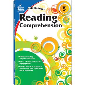Carson Dellosa Skill Builders Reading Comprehension 5th Grade Workbook, Fiction and Nonfiction Passages, Greek Mythology, and More, Classroom or Homeschool Curriculum