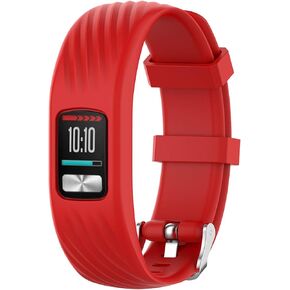 Fit for Garmin Vivofit 4 Watch Bands Women Men, Vivofit4 Silicone Adjustable Replacement Bands Straps Wristbands Bracelet Accessory Fit for Garmin Vivofit 4 Activity Tracker