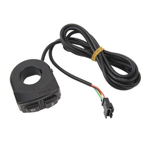 DK21 1S Electric Bicycle Light Switch, E Bike Light SwitchOn Off Button Electric Bike Horn Light Switch Electric Bicycle Lithium Battery Conversion Accessories
