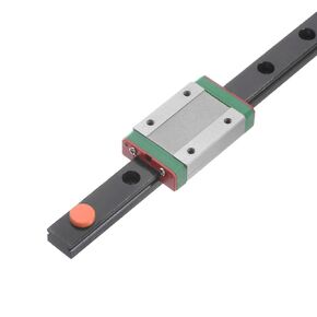 uxcell MGN12H 300mm Linear Rail Guide, Stainless Steel Sliding Carriage Block for 3D Printer, and CNC Machine Upgrade Black
