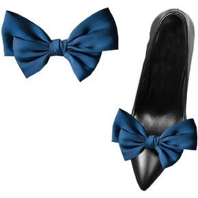 Bow Shoe Clips Ribbon Detachable Shoes Buckle Wedding Bridal Shoe Buckle Shoe Charms Decoration for DIY