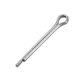 uxcell Split Cotter Pin - 5/32 inch x 1 3/8 inch (4mm x 35mm) Carbon Steel 2-Prongs Silver Tone Fastener Clip Key 25Pcs