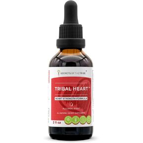 Secrets of the Tribe - Tribal Heart, Heart Strenght Formula, Herbal Supplement Blend Drops Alcohol-Free Liquid Extract (2 fl oz)