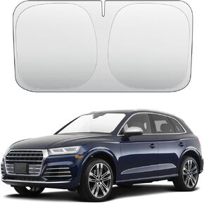 Car Sun Shade Windshield - Foldable Sun Shade for Car Windshield, 4 Layer Nano Reflective Coating, Avoid The Sun, Keep Car Cool, UV-Proof, Good Automotive Interior Protection