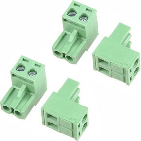 20 قطعة 300 فولت 15A 5.08 مللي متر الملعب 2P زاوية مسطحة إبرة مقعد إدراج في PCB المسمار محطة كتلة موصل 2EDGK-5.08 الأخضر ، Aicosineg in Kuwait