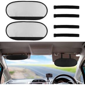 psler Sun Visor Extender - Car Visor Extender Sun Blocker Anti Glare Visor Car Sun Visor Extender Glare Guard Polarized Car Visor Extender Visor Extension 2 Pack for Car Visor for Short People
