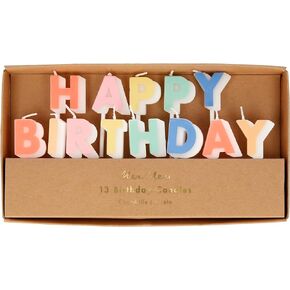 Meri Meri Happy Birthday Candle Set