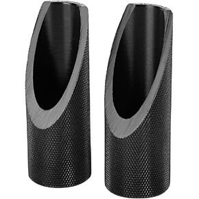 Motorcycle Floor Peg, Pack of 2 Aluminum Alloy Motorbike Motorcycle Foot Pegs Rests Motorbike Cycling Accessories Replacement Motorcycle Foot Rest Peg Fit for Honda (Black)