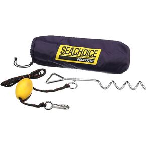 Seachoice PWC Screw Anchor System, 10 Ft. Anchor Line, Float, Clip & Storage Bag