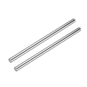 uxcell 2 Pcs Linear Motion Rod Shaft Guide 13mm x 300mm (0.512" x 11.8") Hardened Chrome Plated Steel Linear Rail Rod for 3D Printer, CNC Machine