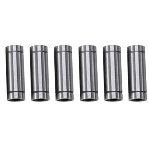 LM8LUU Linear Ball Bearings, 6Pcs 8x15x45mm Long Linear Motion Ball Bearings, for 8mm Rod 3D Printer CNC Parts