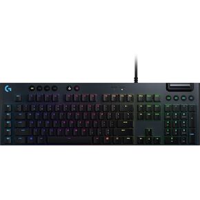 Logitech G G815 RGB Mechanical Gaming Keyboard (Clicky), Black (Renewed)