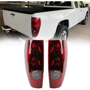 Dasbecan Tail Lights Compatible with 2004-2012 Chevrolet Colorado GMC Canyon Replaces# GM2800164 19417444 20825943 GM2801164 19417443 20825942