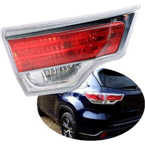 Inner Rear Left Tail Light Assembly Replacement for 2014-2016 Highlander TO2802115 Driver Side