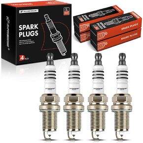 A-Premium 4PCS 2477 Iridium Platinum Spark Plugs Compatible with Honda Accord, Odyssey & Jeep Patriot, Compass & Kia Soul, Spectra & Dodge Caliber, Journey, 1990-2020, 1.6L-2.4L