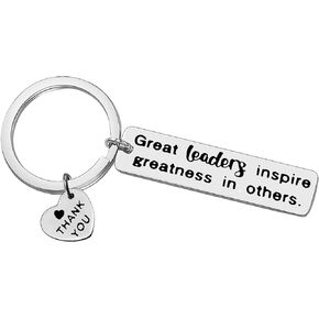 Xiahuyu Boss Keychain Gifts Thank You Boss Gifts for Manager Supervisor Leader Christmas Birthday Going Away Retirement Gifts