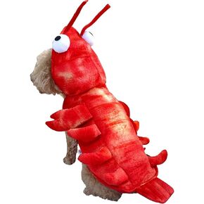 Dog Lobster Costume Pet Halloween Christmas Cosplay Costumes Funny Puppy Cat Winter Coat Hoodie Outfits Sweater Clothes