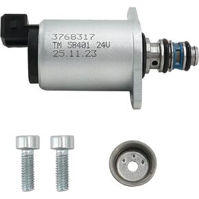 Hydraulic Solenoid valve 12V Proportional Solenoid Valve Replacement for Parker Trucks (12 Volts) 3768316 3768317 TM58401 TM58402