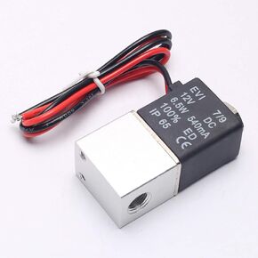 Solenoid Valve DC 12V 2 Way 1/8" Normally Closed Electric for Water Air