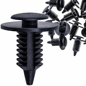 Rexka 50 pcs Interior Door Panel Clips Fasteners Push Pins Retainers for Ford N805155-S Chrysler 6505878-AA GT Taurus Thunderbird Lincoln Mark Mercury Cougar Sable Dodge Ram
