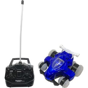 Mindscope Blue Hoverquad Radio Control Stunt Action Light Up LED Vehicle 49 MHz