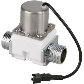 Water Valve, Plastic 1/2" DC 4.5V Water Control Electric Pulse Solenoid Valve Accessory for Automatic Switch Control
