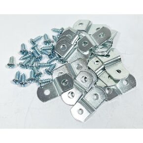 1/8" Canvas Offset Clips Extra Heavy Duty with Screws 10 Pack
