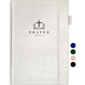 Prayer Journal for Woman, Guided Bible Journal with Index Pages, Daily & Weekly Bbile Study Journal Notebook for Note Taking, 62 Weeks Scripture, Devotional Journal, Christian Gifts for Women