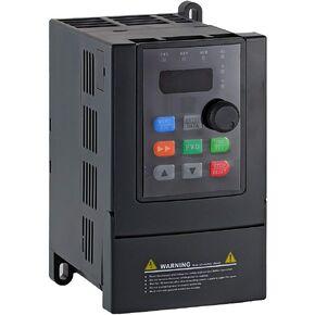 ATO Single Phase VFD 1HP Single Phase Motor Speed Controller 220V 0.75kW Single Phase Output VFD Variable Frequency Drive (Single-Phase Input, 1-Phase Output)