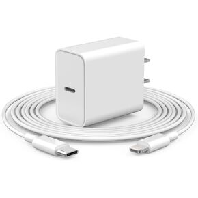for hone14 13 12 11 Fast Charger[ MFi Certified] 20W PD USB C Wall Charger Block with Extra Long 6TF Type C to ightning Cable Compatible for Phone 14/14 Pro Max/13/13Pro Max/12/11Pro