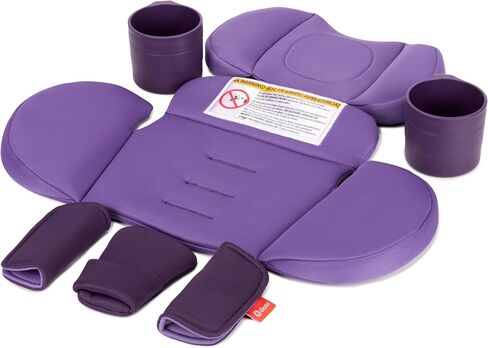 Diono Radian 3R Comfort Travel Kit, Infant Car Seat Accessory, Compatible with Radian 3R, 7-Piece Kit (2 Harness Pads, 1 Buckle Pad, Head Cushion, Seat Cushion, 2 Cupholders), Gray Storm in Saudi Arabia
