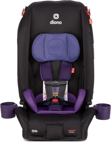 Diono Radian 3R Comfort Travel Kit, Infant Car Seat Accessory, Compatible with Radian 3R, 7-Piece Kit (2 Harness Pads, 1 Buckle Pad, Head Cushion, Seat Cushion, 2 Cupholders), Gray Storm in Saudi Arabia