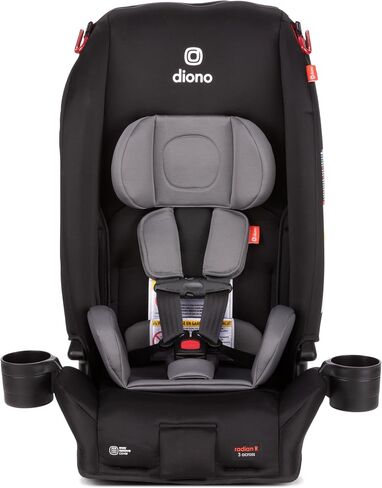 Diono Radian 3R Comfort Travel Kit, Infant Car Seat Accessory, Compatible with Radian 3R, 7-Piece Kit (2 Harness Pads, 1 Buckle Pad, Head Cushion, Seat Cushion, 2 Cupholders), Gray Storm in Saudi Arabia