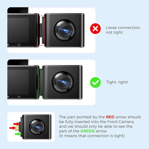 كاميرا كابينة داخلية AZDOME 1080P لكاميرا داش AZDOME M550 in Kuwait