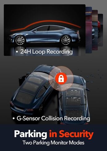 كاميرا داش كام، كاميرا داش كام ثلاثية القنوات أمامية وخلفية من الداخل، كاميرا لوحة قيادة بزاوية واسعة 1080 بيكسل كاملة الوضوح 170 درجة مع بطاقة 64 جيجابايت، مع رؤية ليلية بالأشعة تحت الحمراء، شاشة IPS مقاس 2 بوصة، مستشعر G، تسجيل حلقي in Kuwait