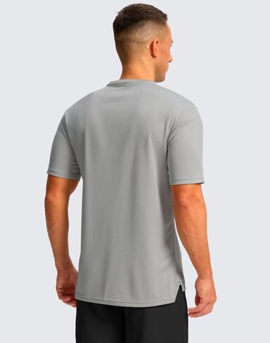 G Gradual Men's Workout Shirts Short Sleeve Quick Dry T-Shirt Moisture Wicking Athletic Gym Running Shirts for Men in Saudi Arabia