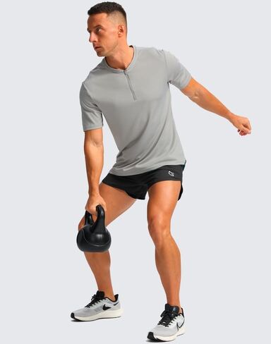 G Gradual Men's Workout Shirts Short Sleeve Quick Dry T-Shirt Moisture Wicking Athletic Gym Running Shirts for Men in Saudi Arabia