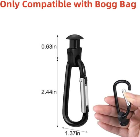Accessories for Bogg Bags,Replacement Rivets for Bogg Bag,Hooks for Bogg Bags,Insert Charm Carabiner Keychain for Beach Tote Bag in Saudi Arabia