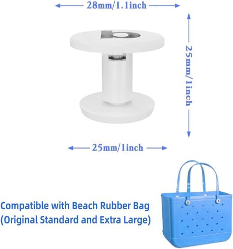 Accessories for Bogg Bags,Replacement Rivets for Bogg Bag,Hooks for Bogg Bags,Insert Charm Carabiner Keychain for Beach Tote Bag in Saudi Arabia