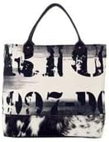 Mona B. Recycled, Upcycled Vintage Canvas Collection with Vegan Leather Trim Brooklyn-Tote in Saudi Arabia