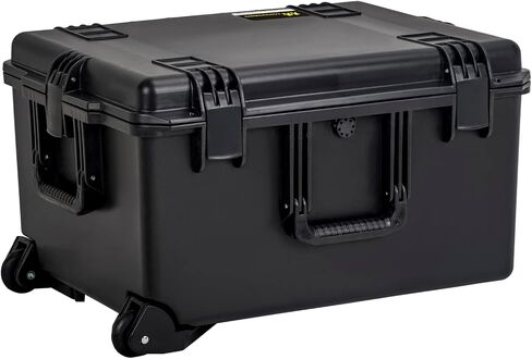 Impact Rolling Hard Case With Customizable Foam, Waterproof & Dustproof 24.6 x 19.7 x 14.4 Inches Protective Camera Case With Handle, Tool Box (Black) in Saudi Arabia