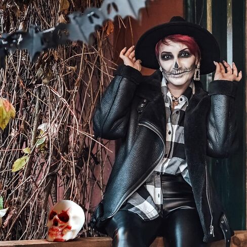 3 قطع قوالب جمجمة ثلاثية الأبعاد، قالب سيليكون جمجمة AIFUDA قالب جمجمة وجه ندبة من الراتنج مع 1 قالب كوستر جمجمة لحرف صب الإيبوكسي المصنوعة من الراتنج in Kuwait