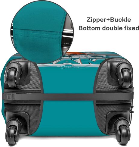 Kansas City Luggage Cover, Football Team Suitcase Cover for Luggage Protector Cover for Travel Business Vacation Fits 18-20 Inch Luggage in Saudi Arabia
