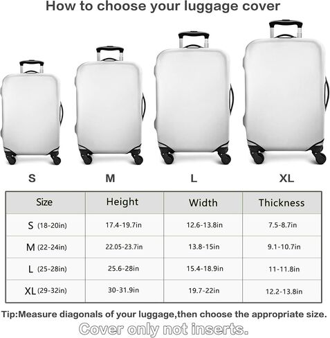 Kansas City Luggage Cover, Football Team Suitcase Cover for Luggage Protector Cover for Travel Business Vacation Fits 18-20 Inch Luggage in Saudi Arabia